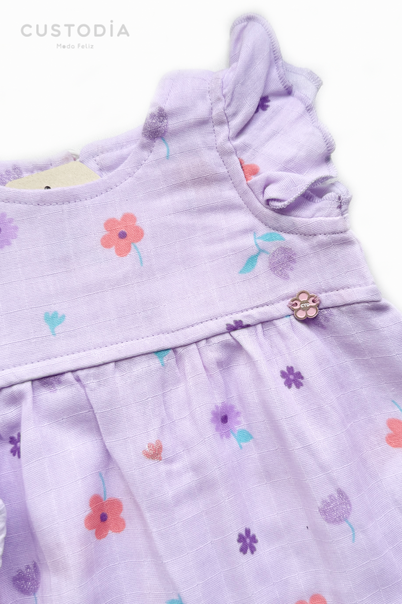 Vestido y Panty Jardín