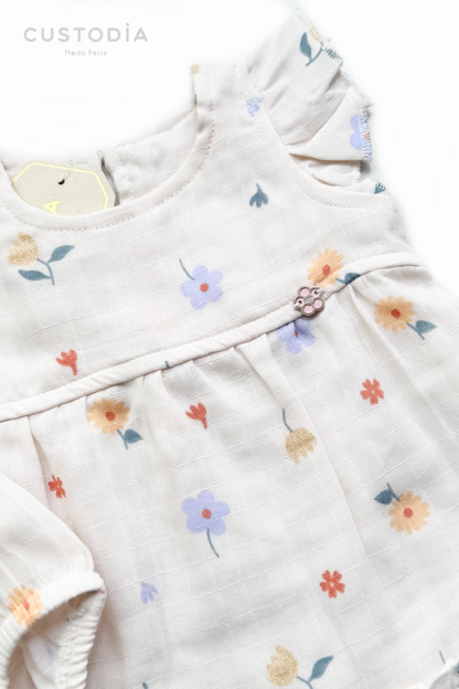 Vestido y Panty Jardín