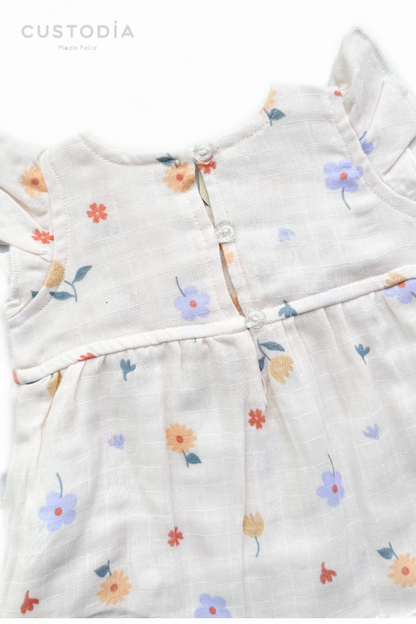 Vestido y Panty Jardín