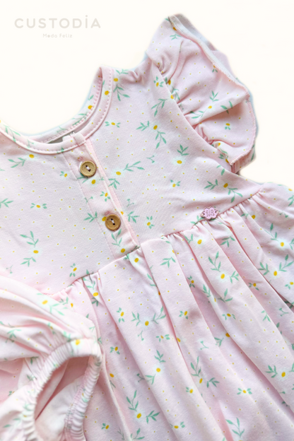 Vestido y Panty Jardín