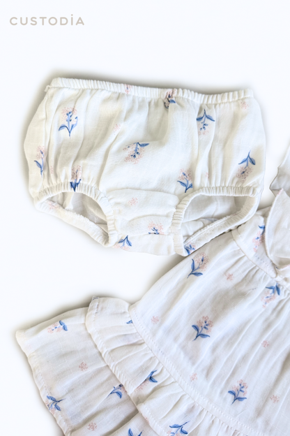 Vestido Floral Con Panty