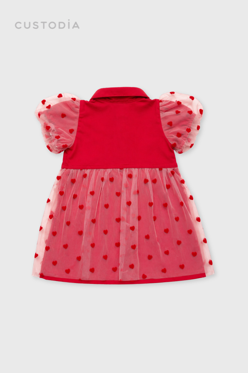 Vestido Tull Corazones