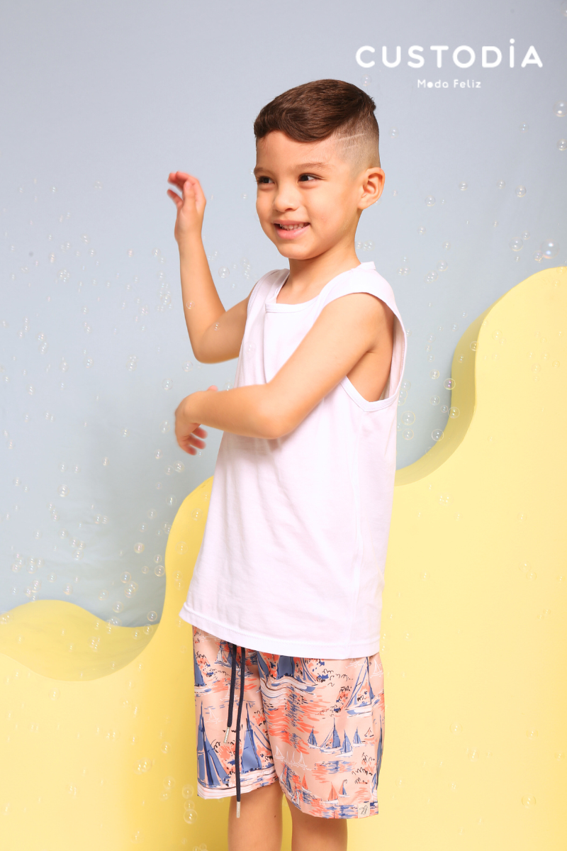 Set Bermuda y Camisilla - Barcos ⛵️