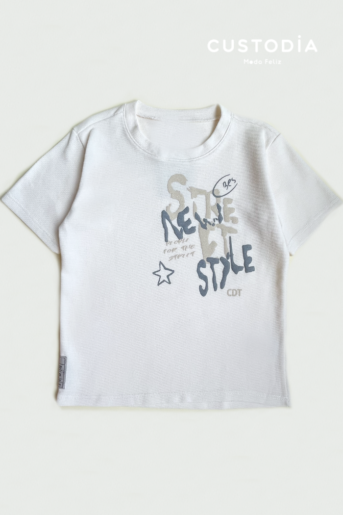 Camiseta Nuevo Estilo Para Niño
