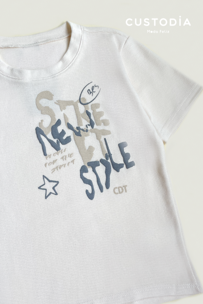 Camiseta Nuevo Estilo Para Niño