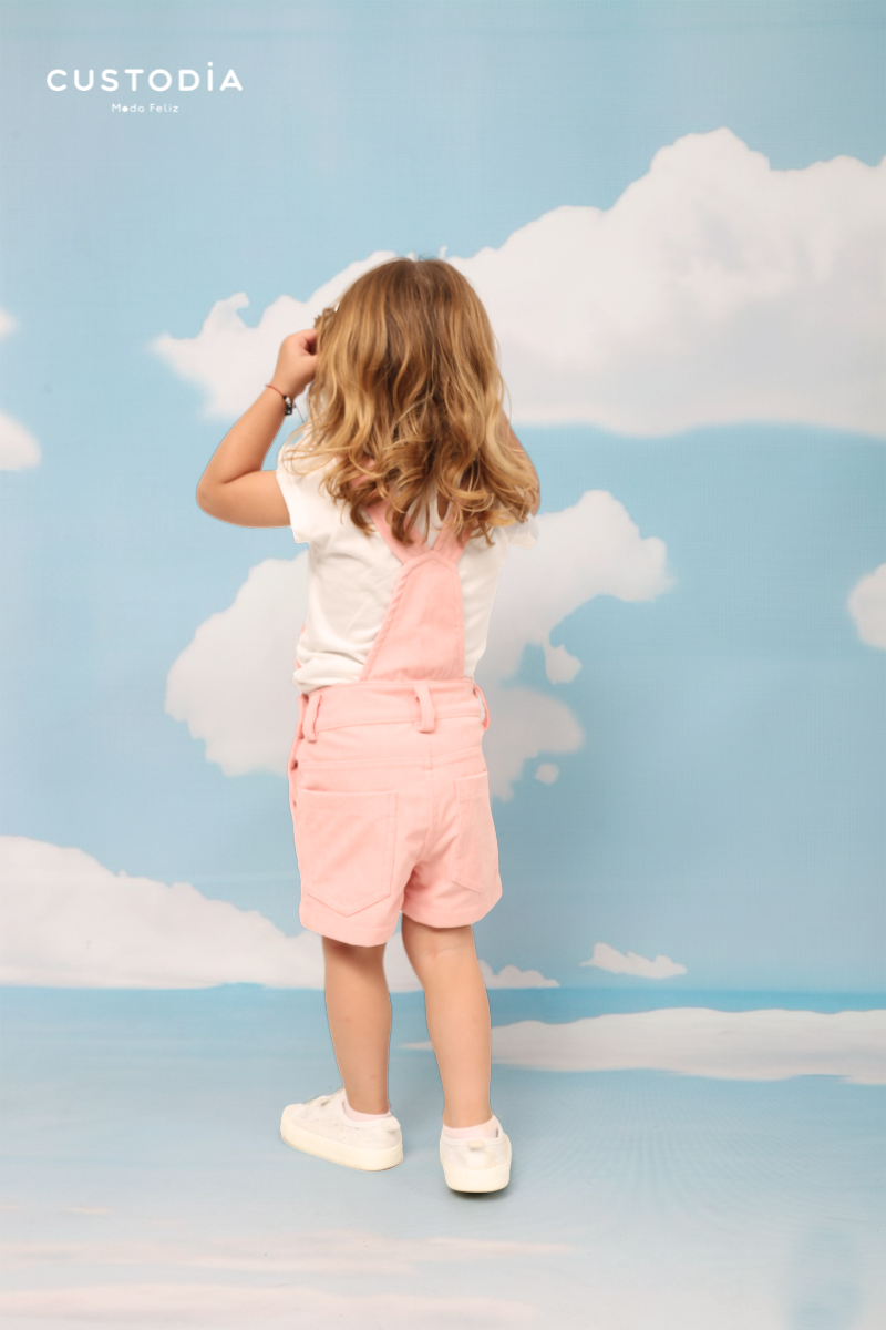 Set Jardinera Corduroy Aplique