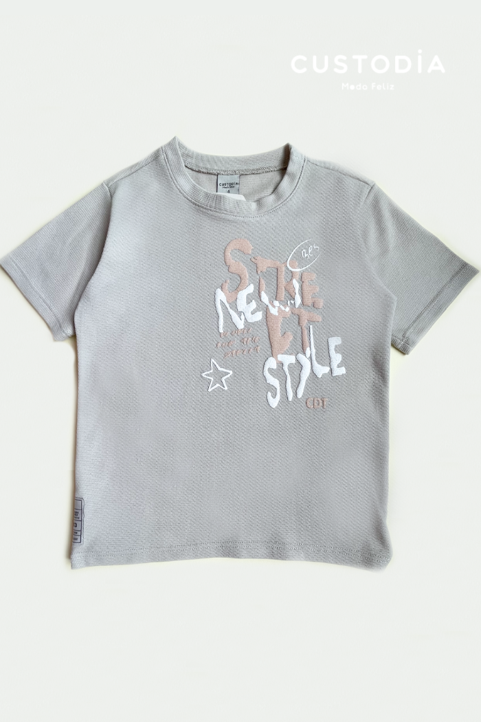 Camiseta Nuevo Estilo Para Niño