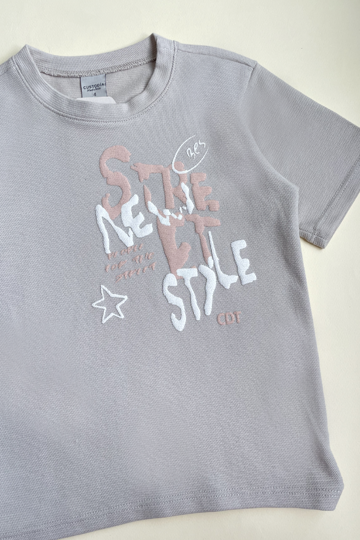 Camiseta Nuevo Estilo Para Niño