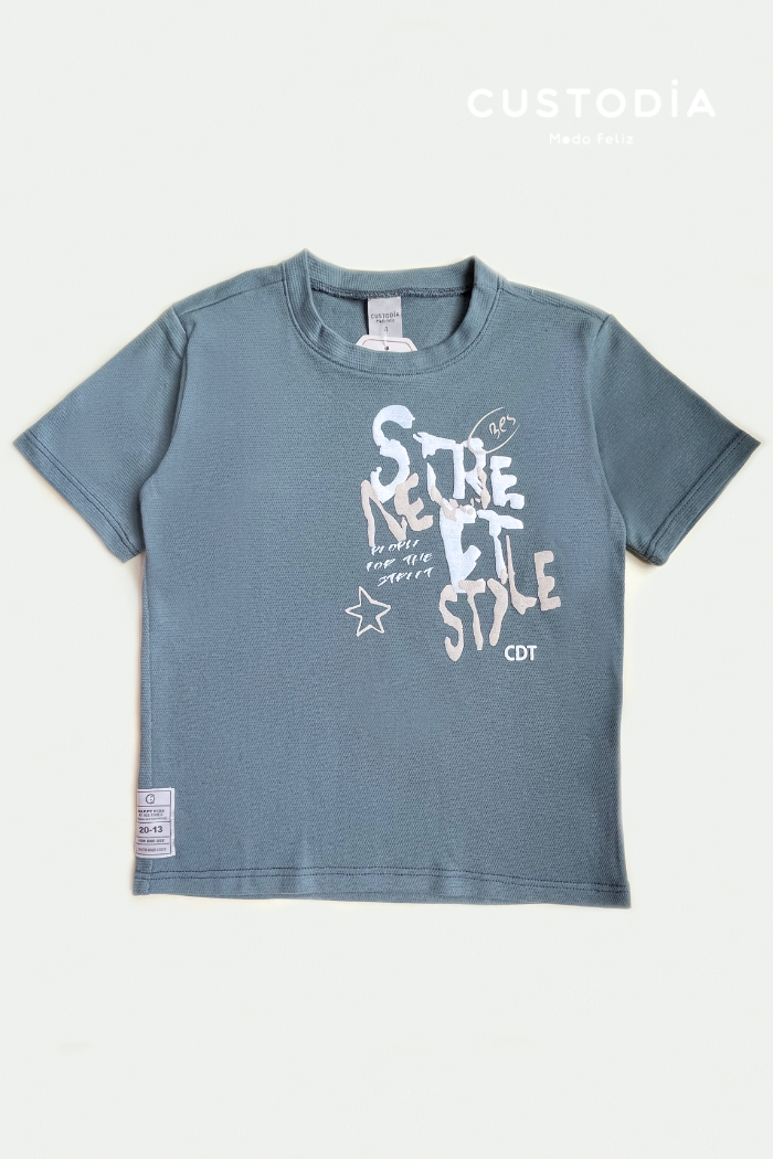 Camiseta Nuevo Estilo Para Niño