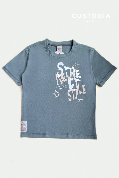 Camiseta Nuevo Estilo Para Niño