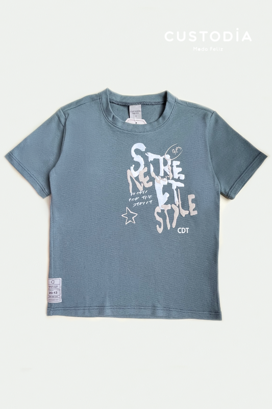 Camiseta Nuevo Estilo Para Niño