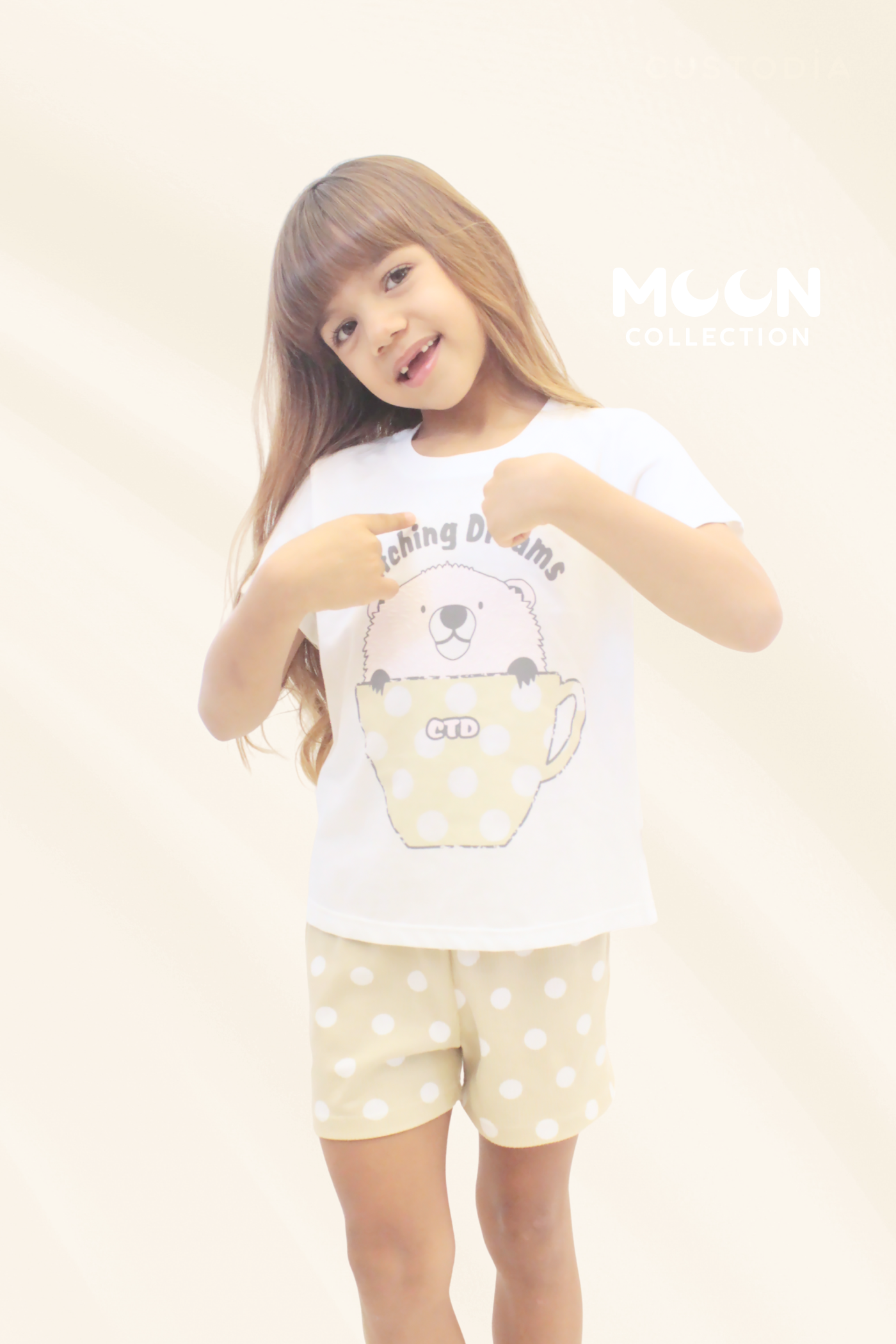 Pijama Puntitos Castor