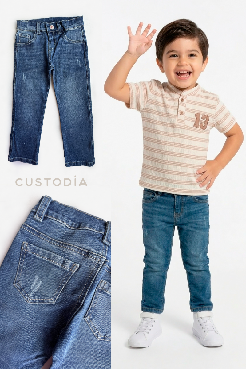 Set Polito Rayas y Jean