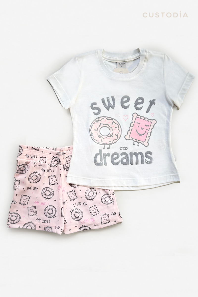 Pijama Short Donas