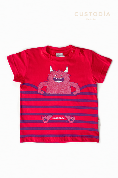 Camiseta Monstruo Para Bebé