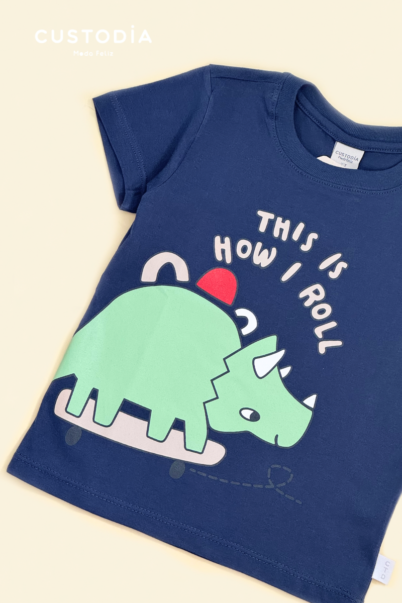 Camiseta Roll Dino