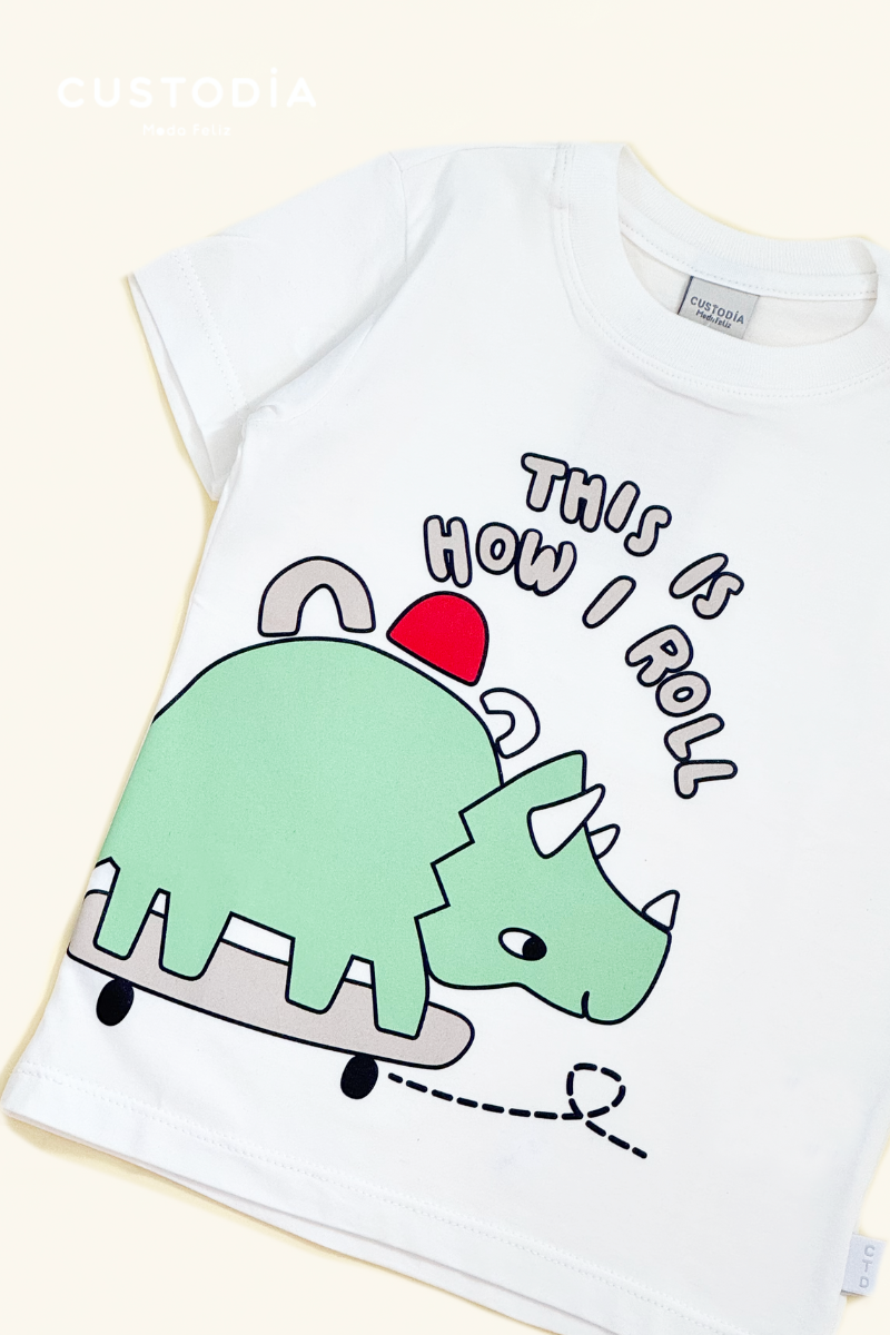 Camiseta Roll Dino