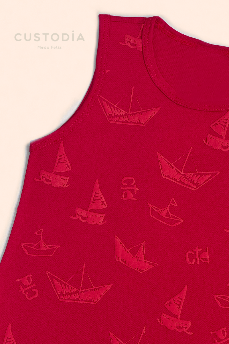 Camisilla Barcos Para Bebé