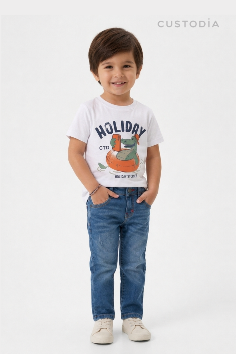 Camiseta Holiday Cocodrilo