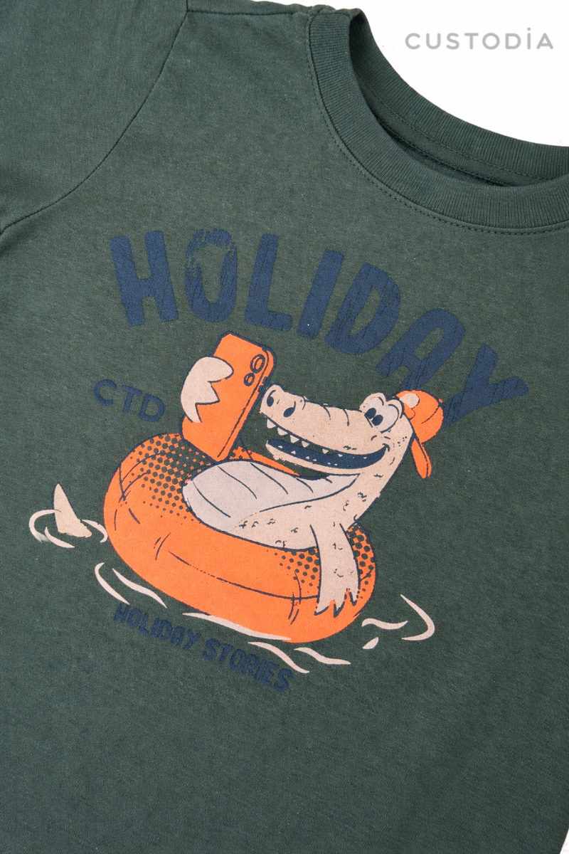 Camiseta Holiday Cocodrilo