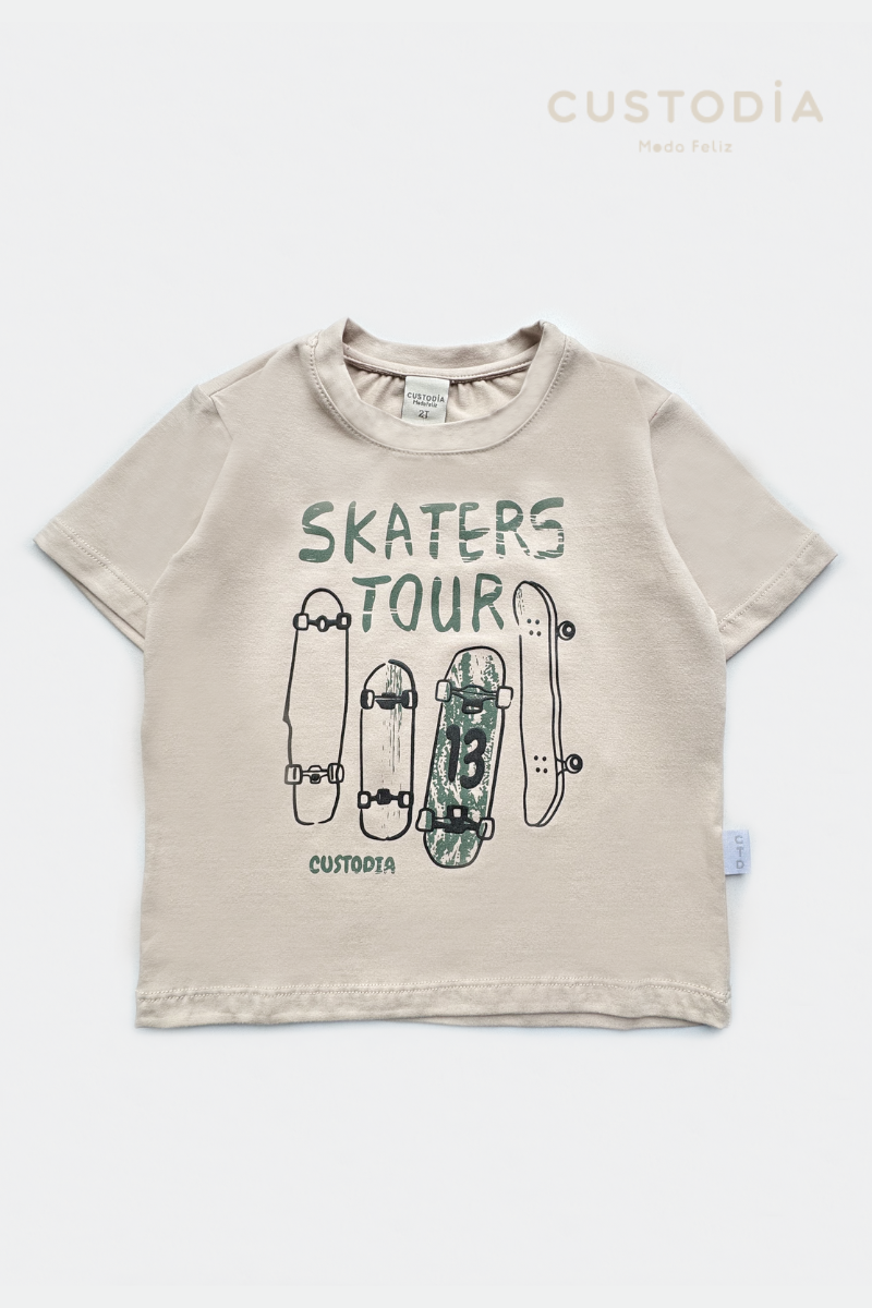 Camiseta Patinetas Bebé Niño