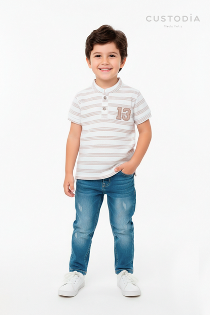 Set Polito Rayas y Jean