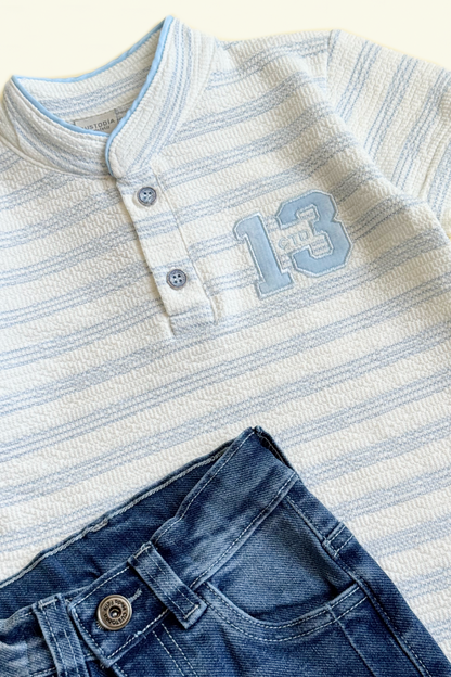 Set Polito Rayas y Jean