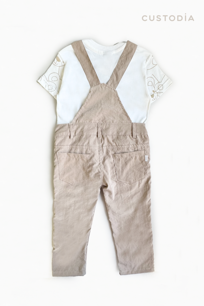 Set 2 Prendas Overall Ositos