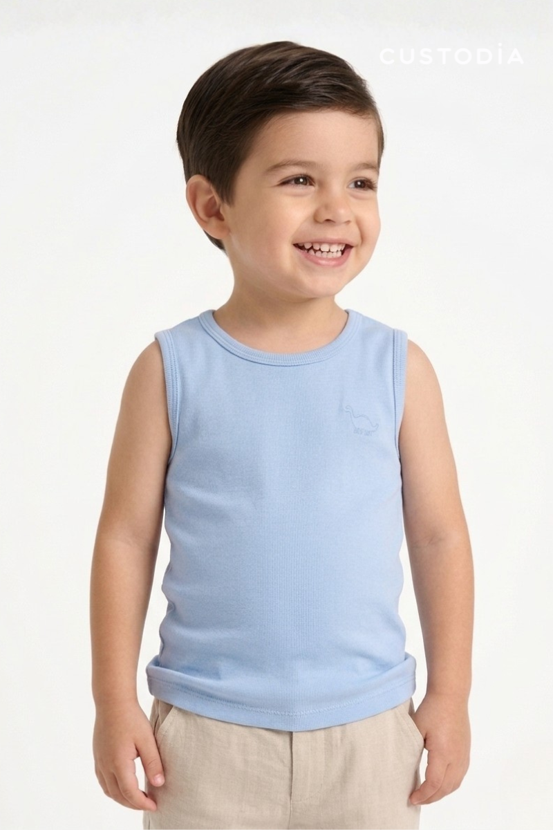 Camisilla Pop Color Dino Bebé