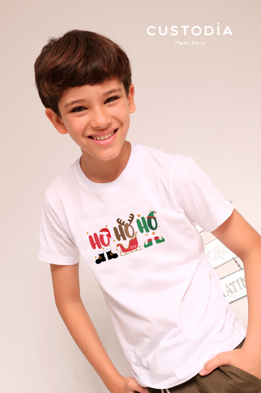 Camiseta Ho, Ho, Ho