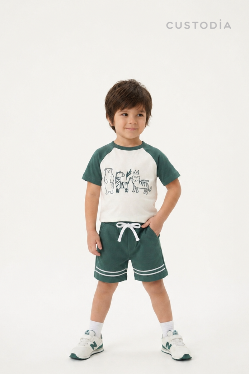 Set Camiseta y Bermuda Zoo