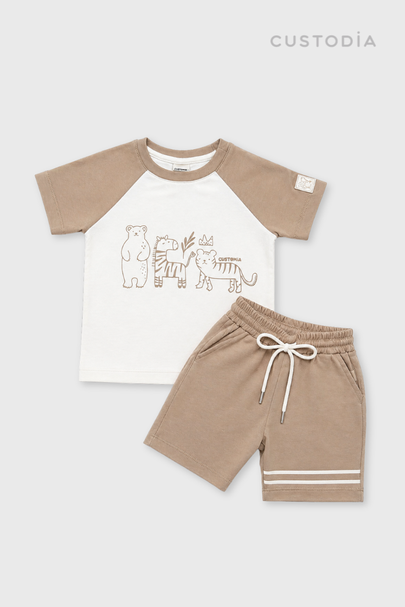Set Camiseta y Bermuda Zoo