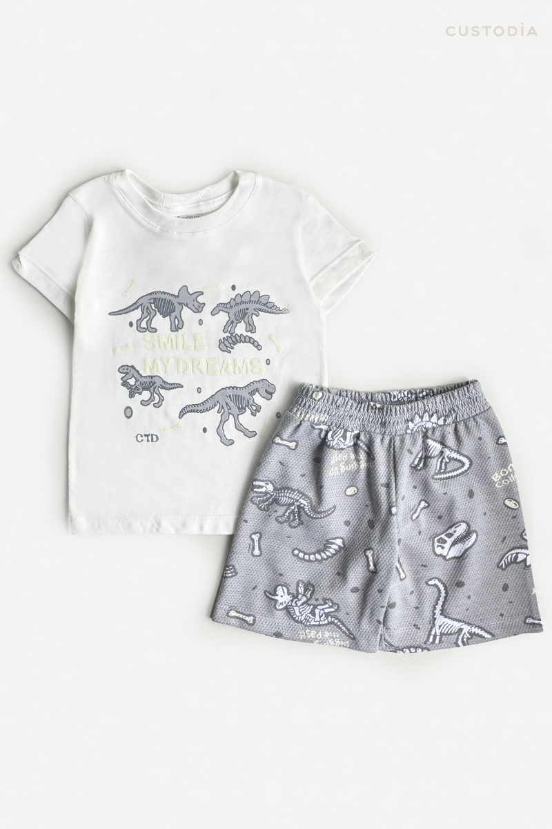 Pijama Dinos Texturizada