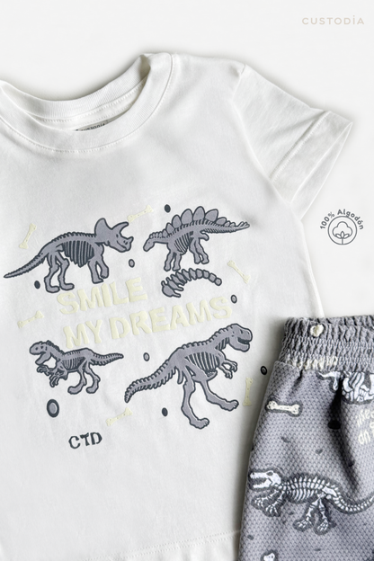 Pijama Dinos Texturizada