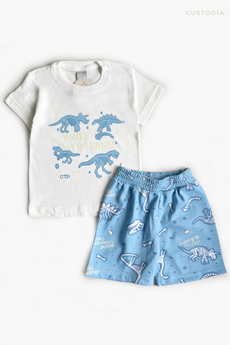 Pijama Dinos Texturizada