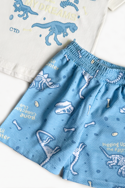 Pijama Dinos Texturizada