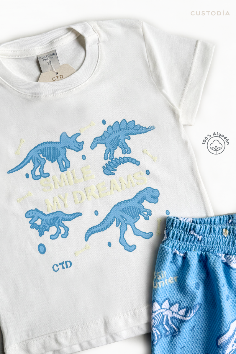 Pijama Dinos Texturizada