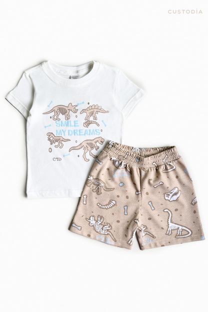 Pijama Dinos Texturizada