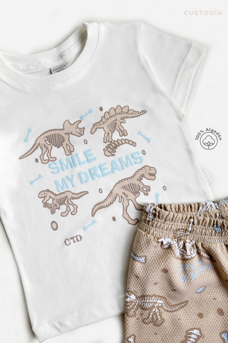Pijama Dinos Texturizada