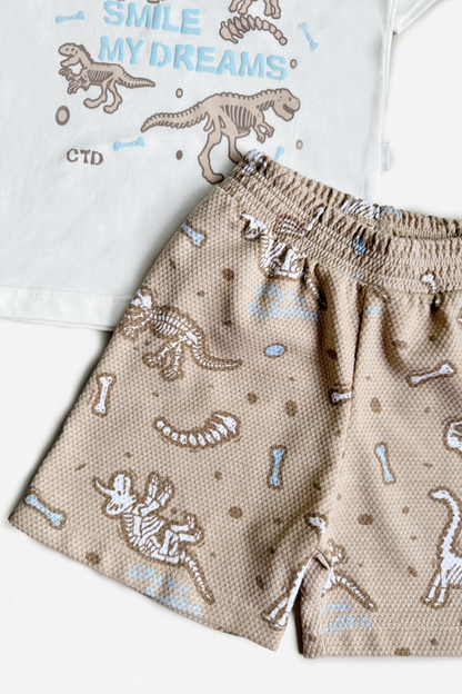 Pijama Dinos Texturizada