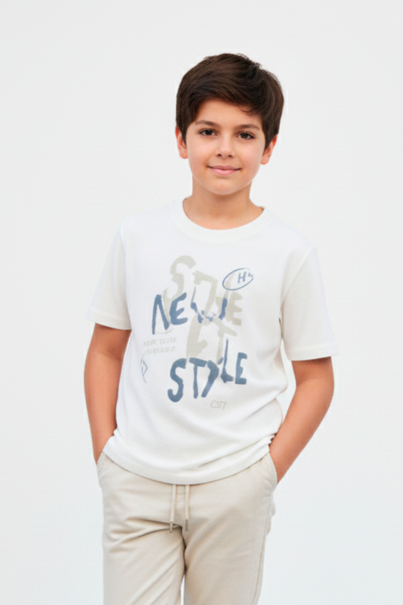 Camiseta Nuevo Estilo Para Niño