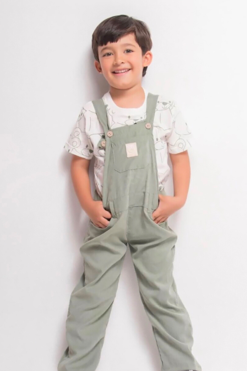 Set 2 Prendas Overall Ositos