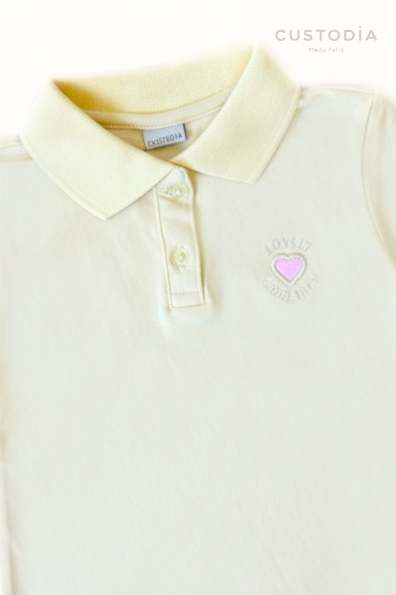 Camiseta Tipo Polo Lovely