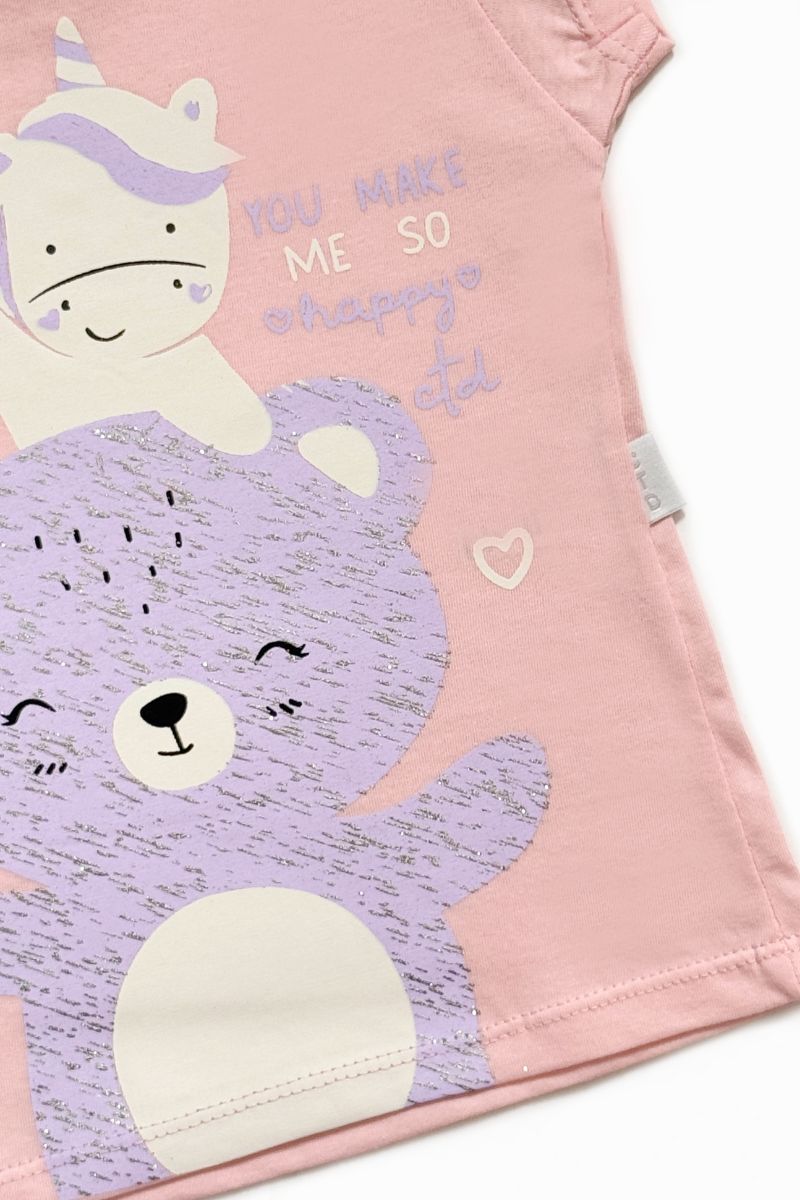 Camiseta Amigas Mágicas Para Bebé Niña