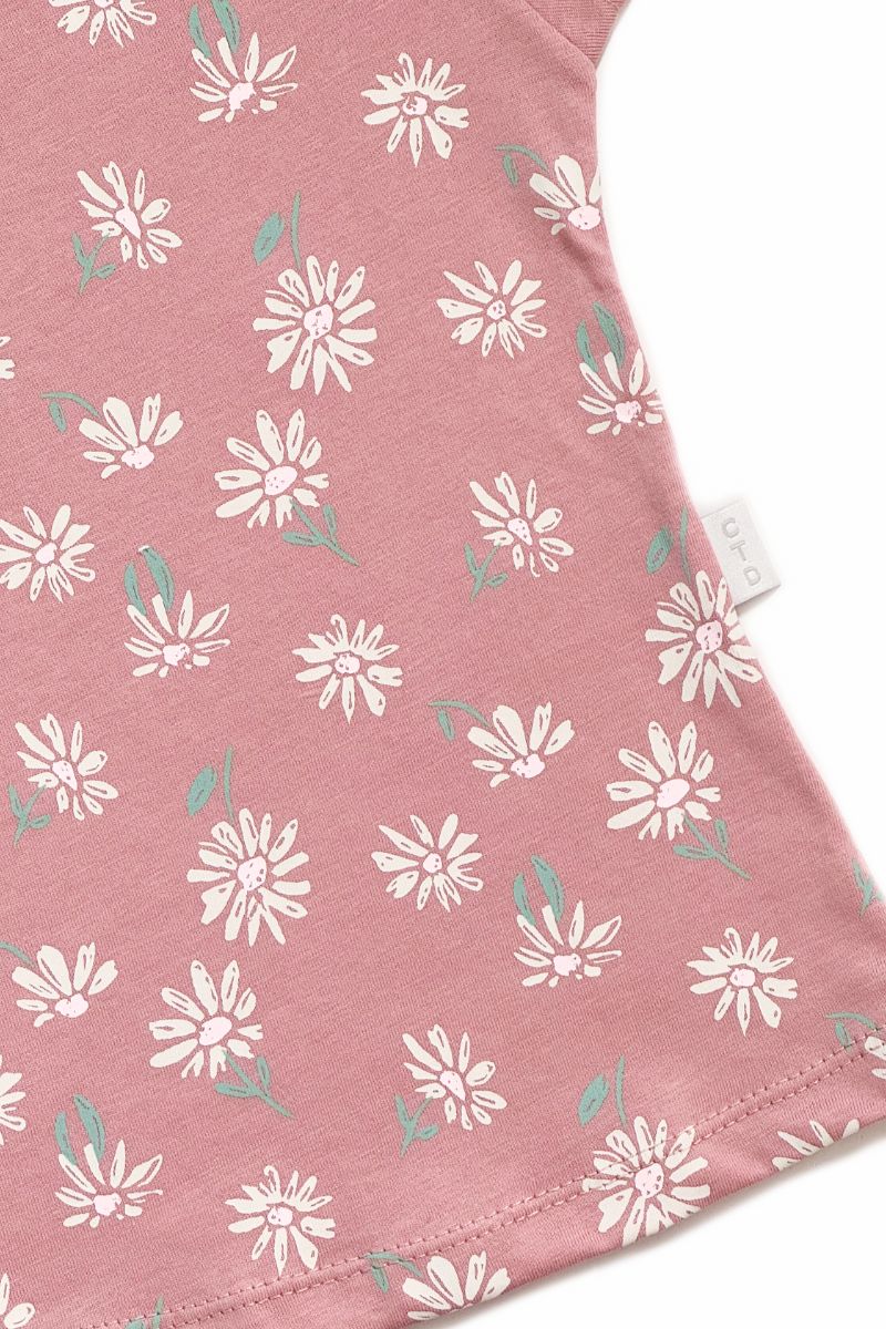 Camiseta Margaritas Para Bebé Niña