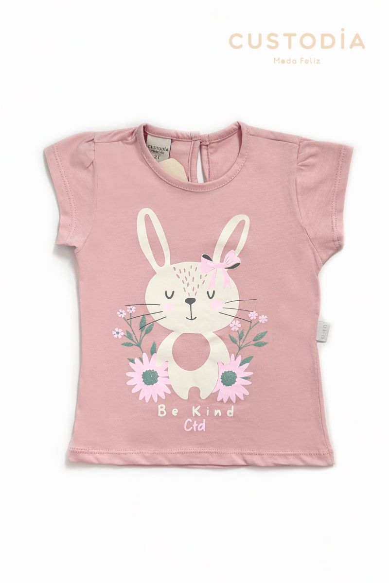 Camiseta King Conejita Para Bebé Niña