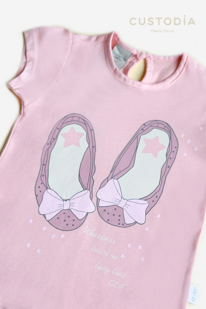 Camiseta Gráfica Ballerina