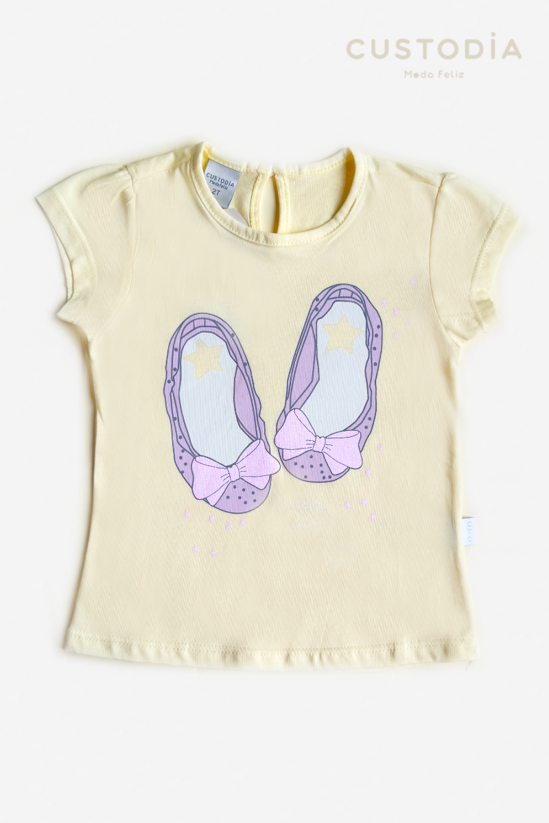 Camiseta Gráfica Ballerina
