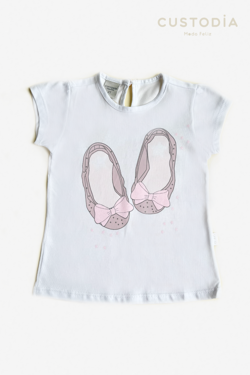 Camiseta Gráfica Ballerina