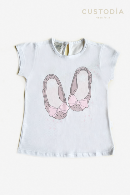 Camiseta Gráfica Ballerina